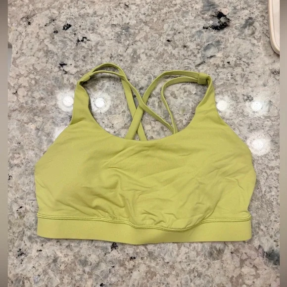 Lululemon Athletica Wasabi Green Sports Bra - Picture 3 of 5